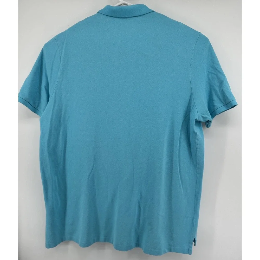 Polo Ralph Lauren Classic Fit Short‎ Sleeve Polo Shirt Baby Blue Men's 2XL